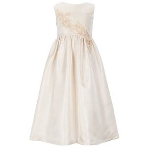 NWT Bonnie Jean Girls Gold Dress